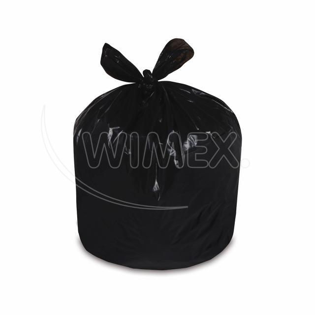 Kehrichtsack LDPE schwarz 60 x 70 cm 60 l stark, Packung mit 25 Stück