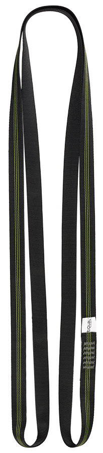 Bandschlinge VERTIQUAL LISKO schwarz, 1.6 m