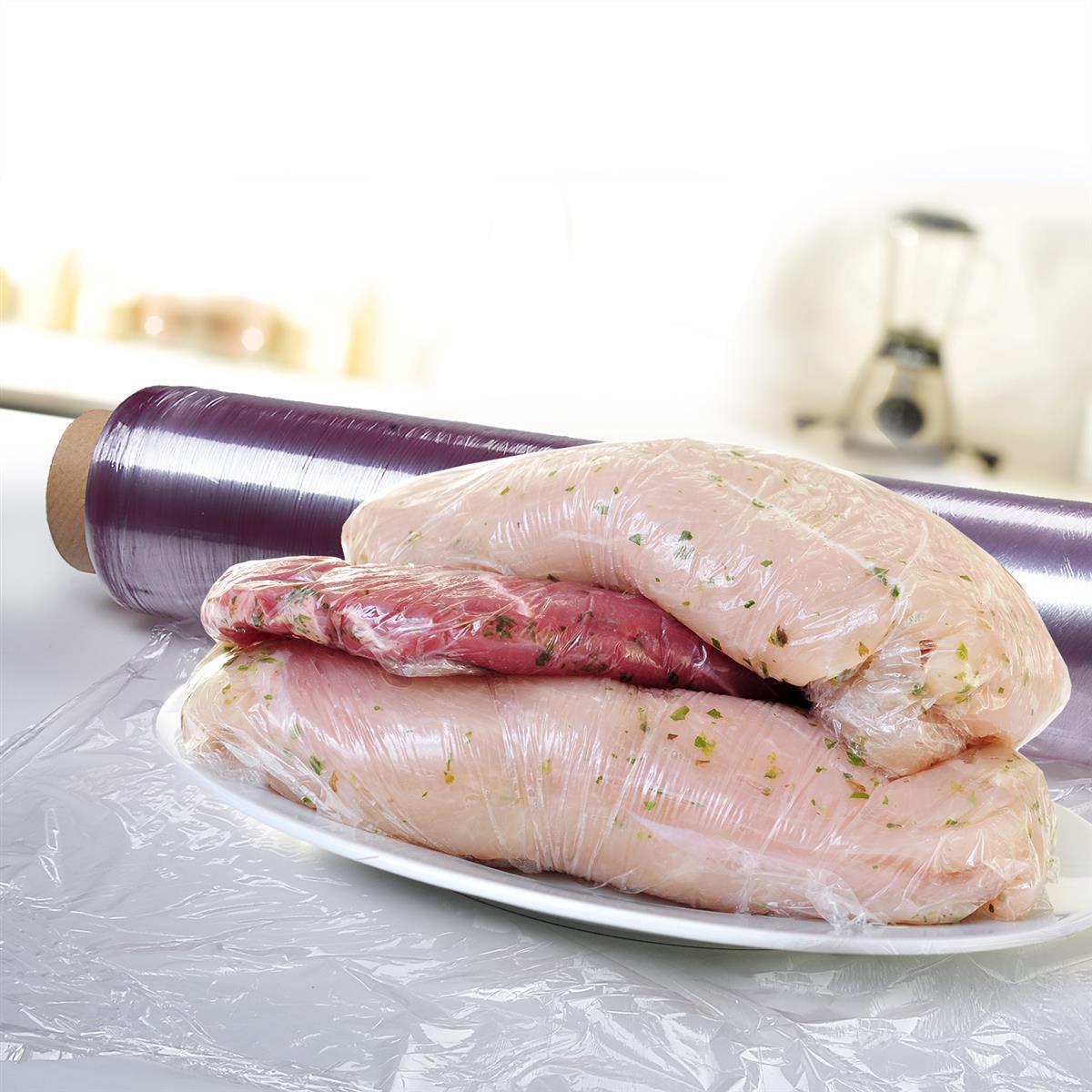 Frischhaltefolie (PVC) 8µm 44cm x 300m - 4 Stück