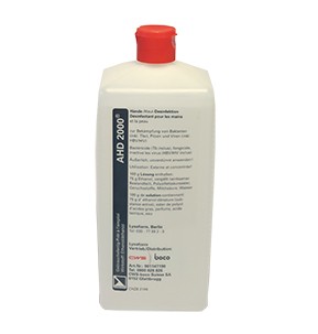 AKTION - Desinfektionsmittelspender aus Aluminium inkl. 4x 1000ml Desinfektionsmittel