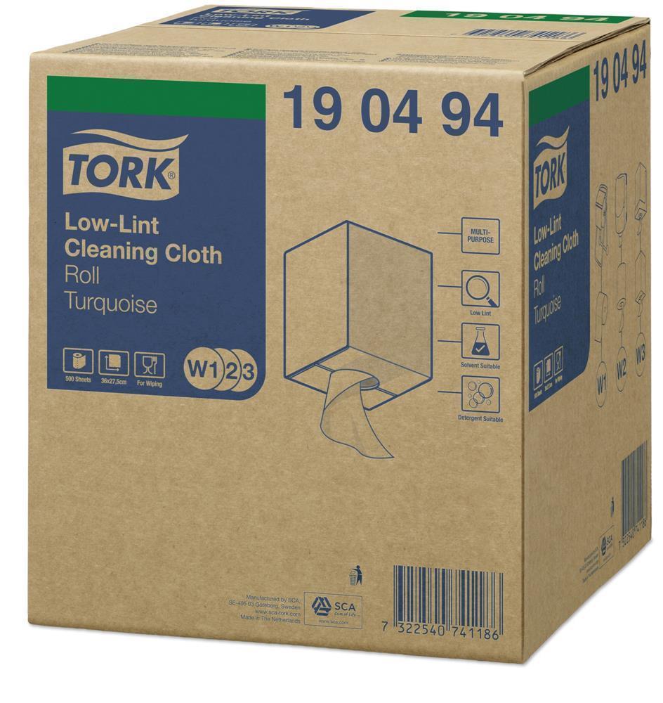 TORK-190494 Fusselarme Reinigungstücher - W2,W3,W1