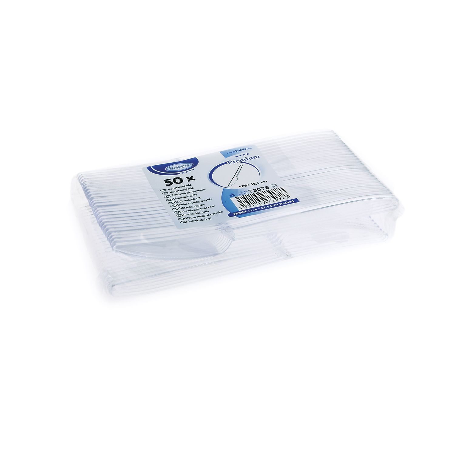 Messer PREMIUM klar 18,5 cm (50 Stück)