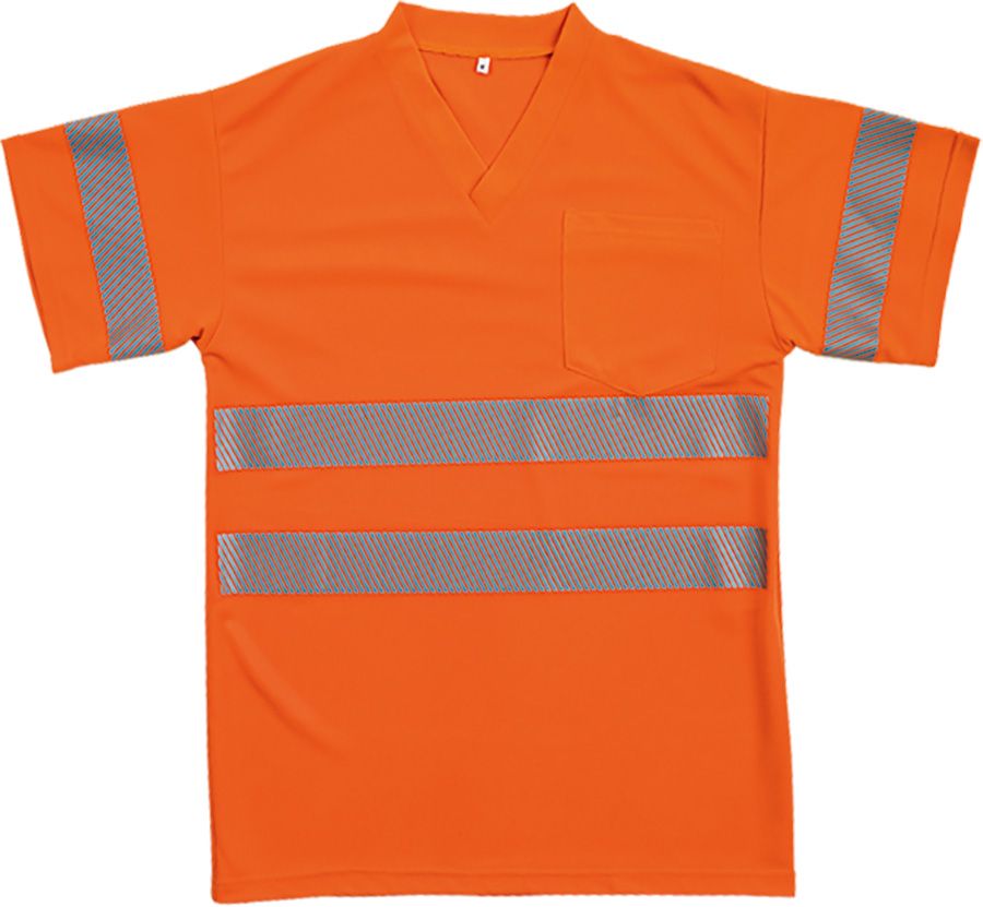 Warnschutz-T-Shirt BIOACTIVE REFLEX, leuchtorange