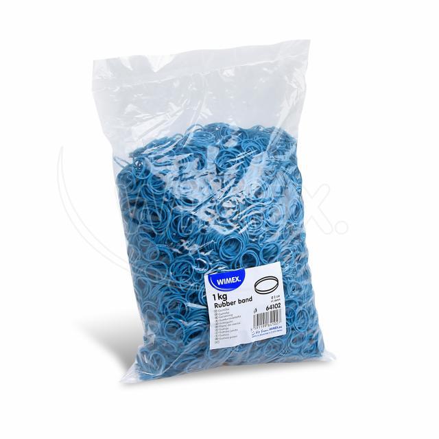 Gummiring blau 1mm 2cm - 1 Stück