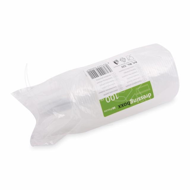 Dressingbecher (PP) klar 70mm 100ml - 50 Stück