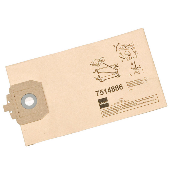 7514886 - Doppelfilter-Papiersack zu TASKI vento 8 / baby bora