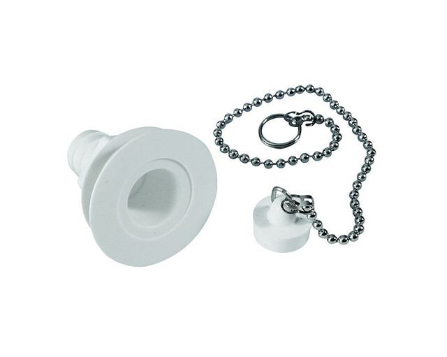 Ablaufventil gerade Schraubanschluß 19 mm