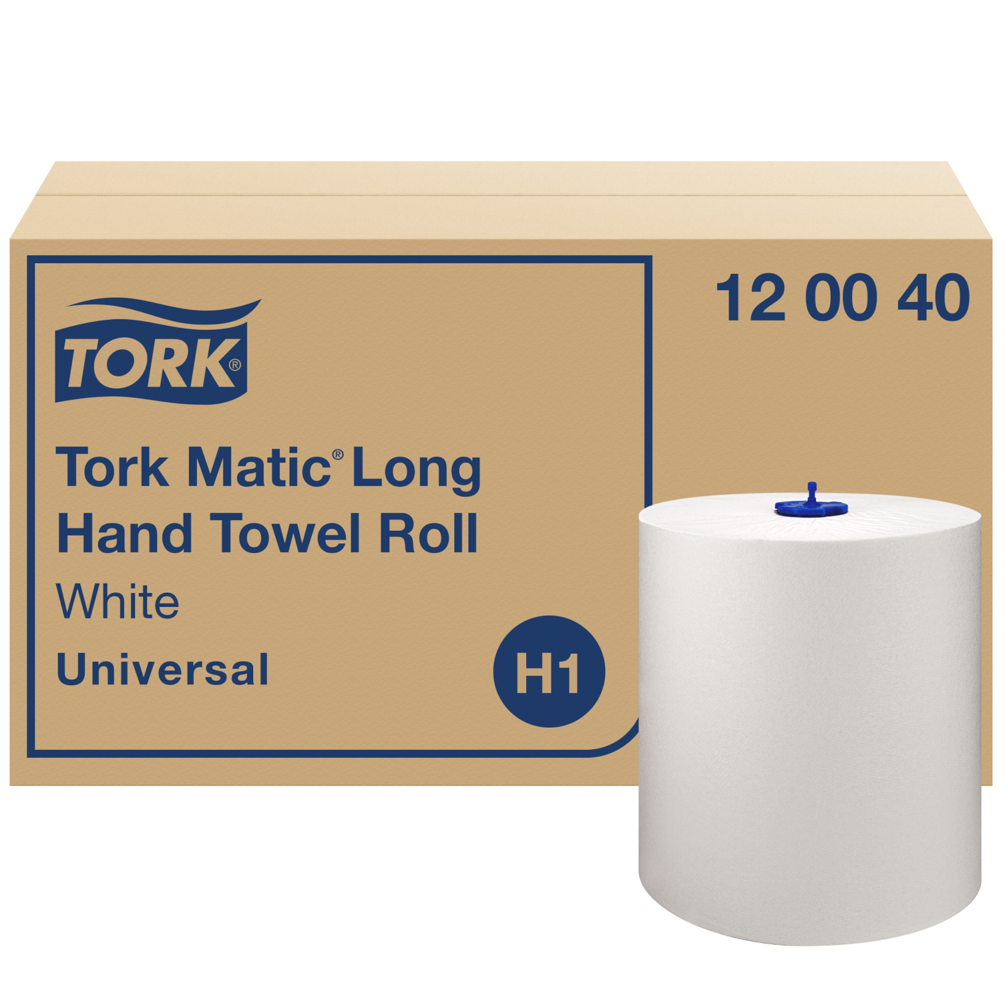 6 Rollen Tork 290016 Matic weiches Rollenhandtuch H1 Premium, 2-lagig weiss