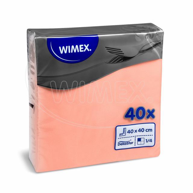 Serviette (PAP FSC Mix) DekoStar apricot 40 x 40 cm - 40 Stück