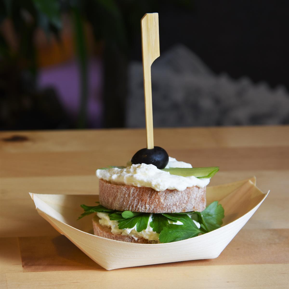 12cm Fingerfood-Spieß aus Bambus (FSC 100%) - 250 Stück