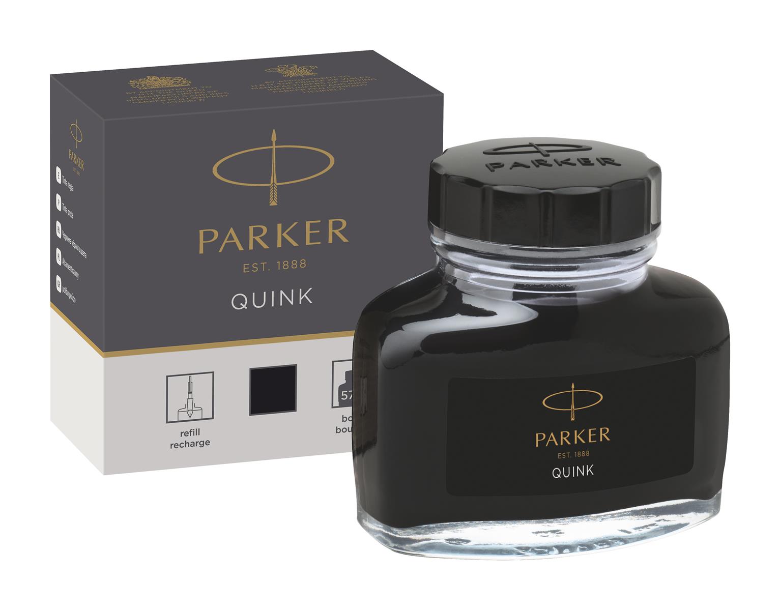 Tinte 57ml schwarz PARKER 1950375