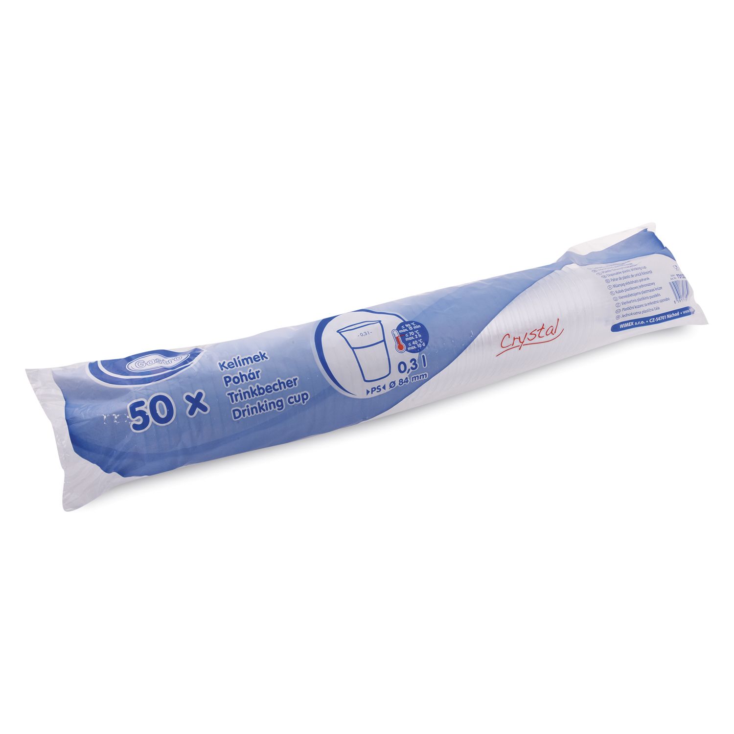 Trinkglas 0,3 l ( 84 mm) (50 Stück)