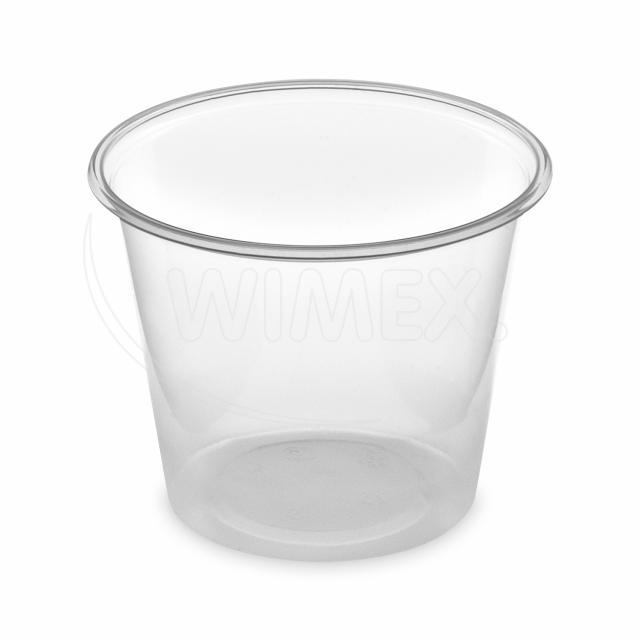 Dressingbecher PP klar Ø 70 mm 125 ml, Packung mit 50 Stück