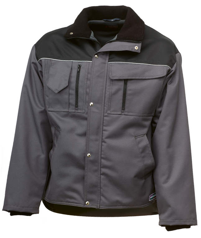 Winterjacke TREKKER INVERNO, grau/schwarz