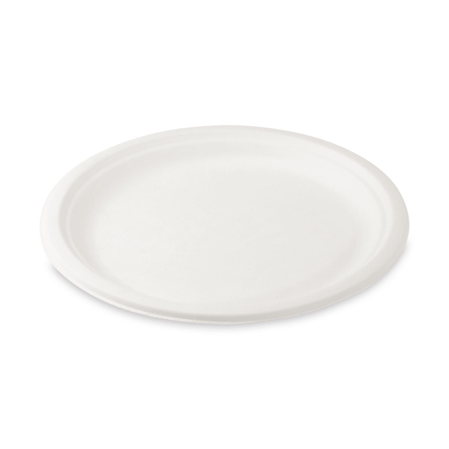 Teller Zuckerrohr-Bagasse 26cm - 50 Stück