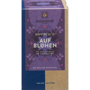 Sonnentor Happiness is Aufblühen Tee 18 Stück