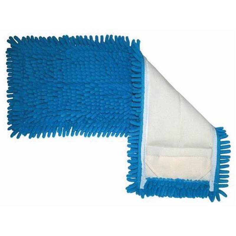 AlpineX Microfaser Chenillemopp Professional - blau/rot - 40/50cm