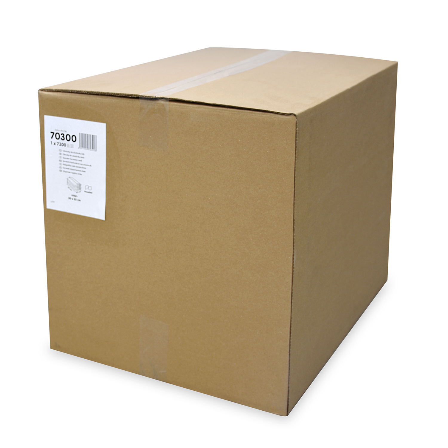 Spender-Serviette 1-lagig weiß 30 x 33 cm - 7200 Stück