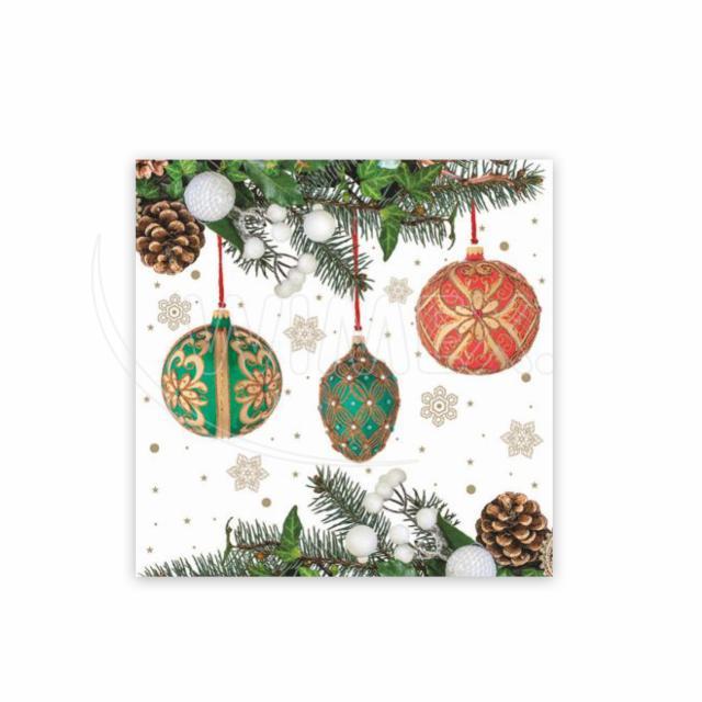 Serviette 3-lagig Weihnachten 33 x 33 cm - 20 Stück