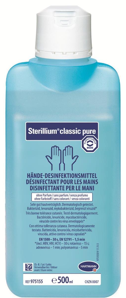 20 x Sterillium® Classic pure Händedesinfektionsmittel - Flasche à 500 ml