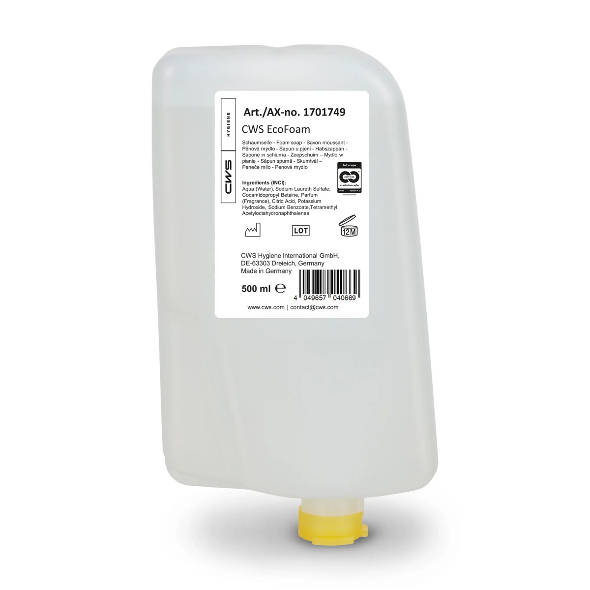 CWS EcoFoam C2C 500 ml Verbrauchsmaterial