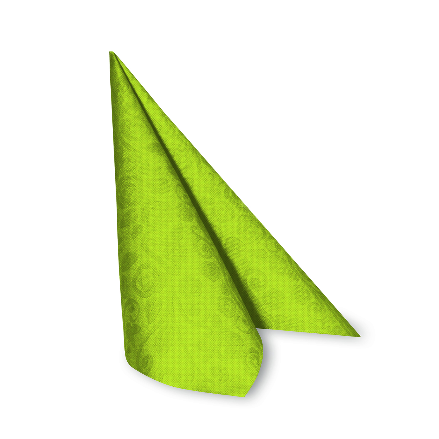 Serviette PREMIUM Dekor-R gelbgrün 40 x 40 cm - 50 Stück