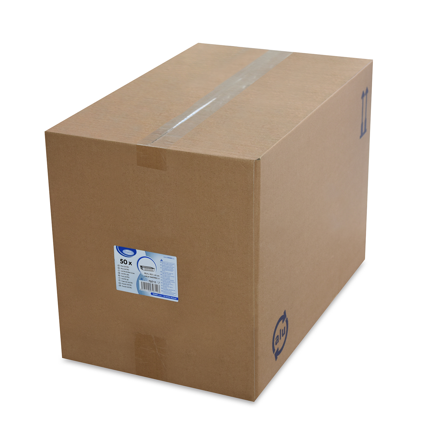 Schale (ALU) Gastro eckig 527 x 326 x 80 mm 8500ml 1,1 - 50 Stück