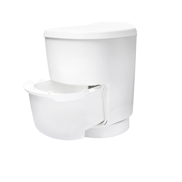 Toilette clesana C1 mit Rund-Sockel Farbe weiß