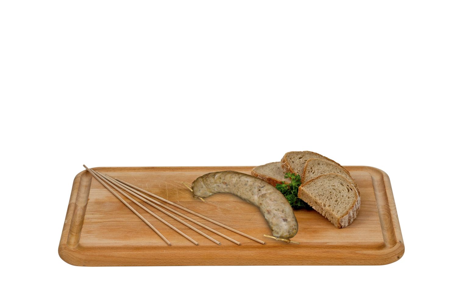 Schaschlikspiess aus Holz FSC 100%, ungespitzt, für Grill, Buffet und Take-away, Packung mit 100 Stück